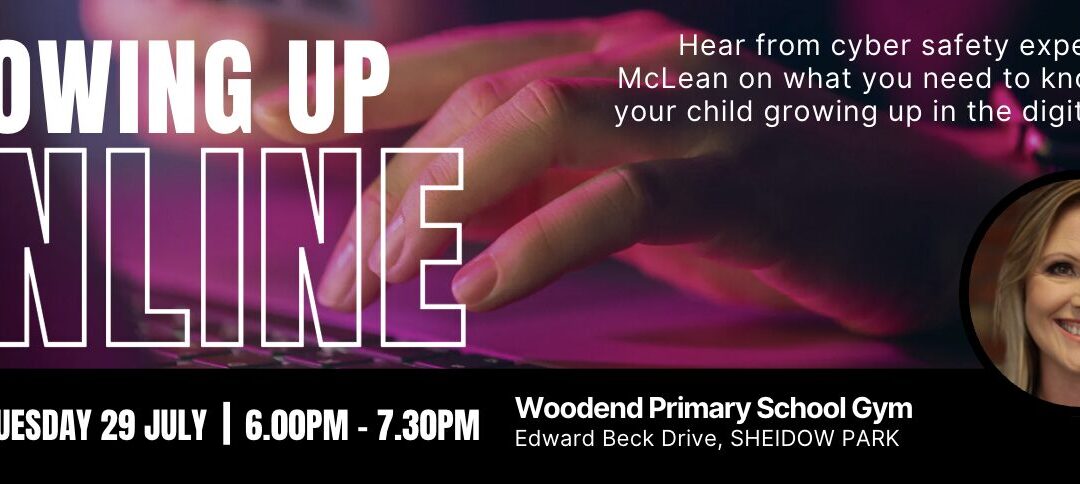 You’re Invited! ‘Growing Up Online’ presented by Susan McLean
